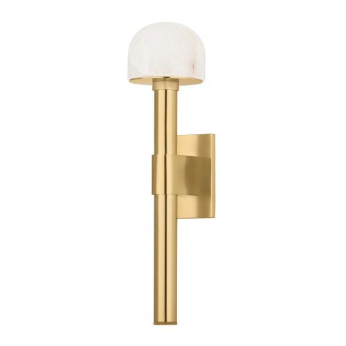 Aged Brass Wall Sconce from the Bellvale Collection