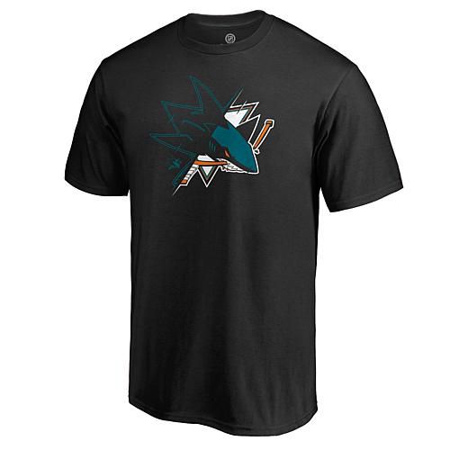 Men's Fanatics Black San Jose Sharks X-Ray T-Shirt - Size Large