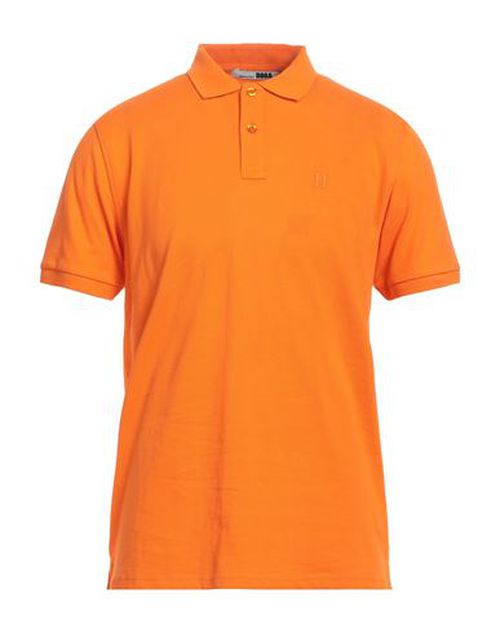 Man Polo shirt Orange Size M Cotton
