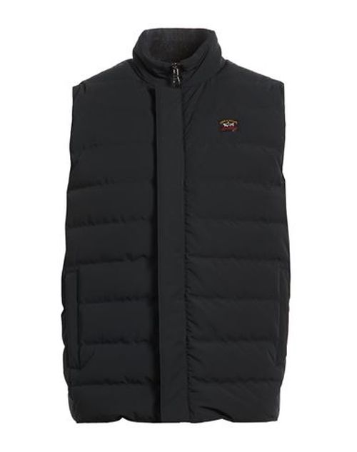 Man Vest Navy Size L Virgin Wool, Nylon