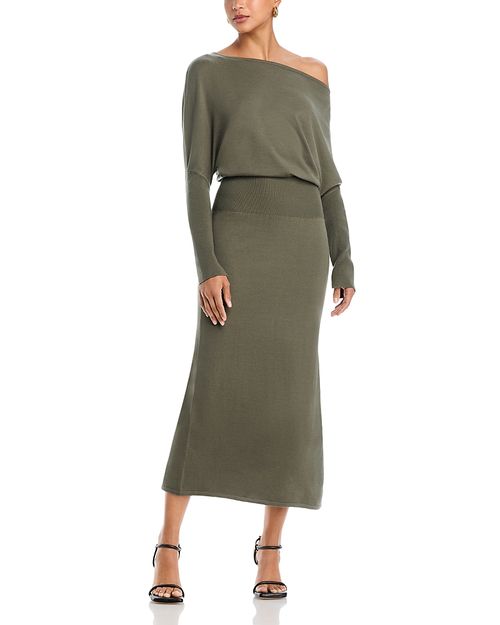 Janese Off-the-Shoulder Midi Dress