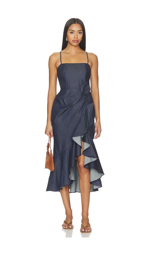 Yumi Kim Shari Dress in Navy. XS. Also in S, M