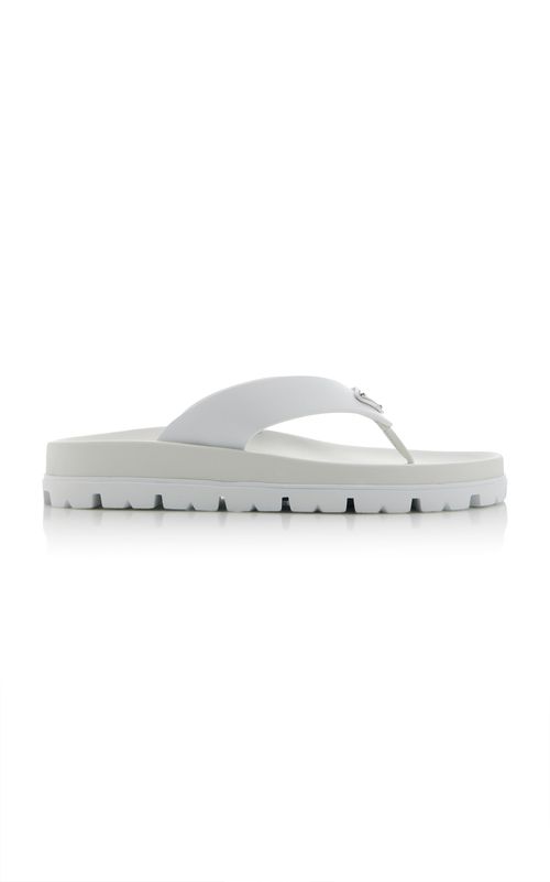 Leather Flip-Flop Sandals               