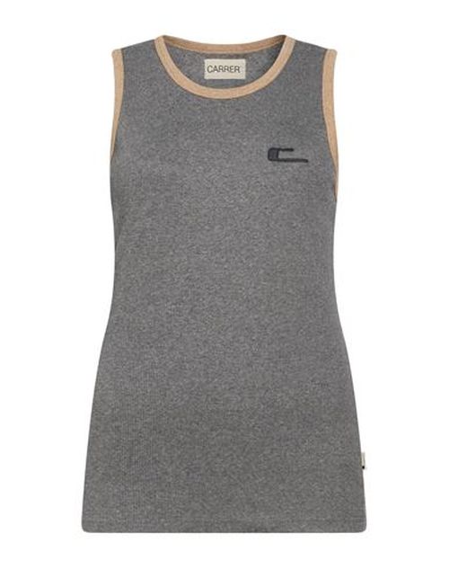 Woman Tank top Grey Size S Cotton