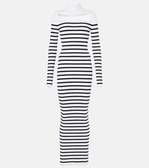 Striped maxi dress