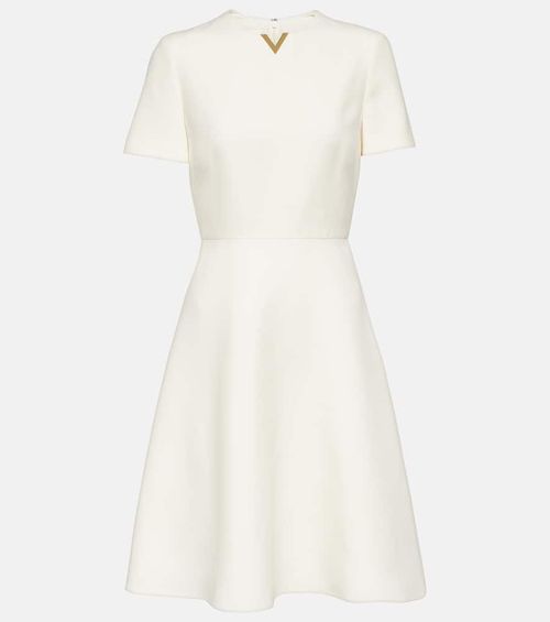 Wool and silk minidress