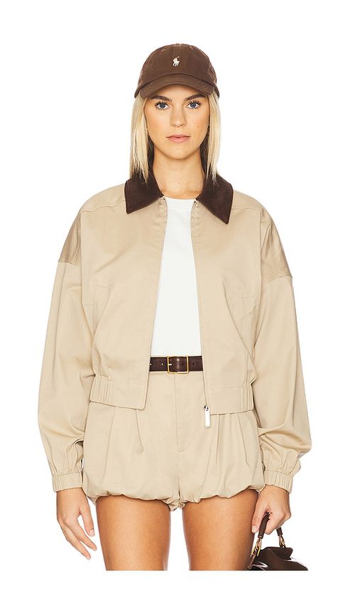 SEROYA Marielle Jacket in Sand - Beige. XS also in