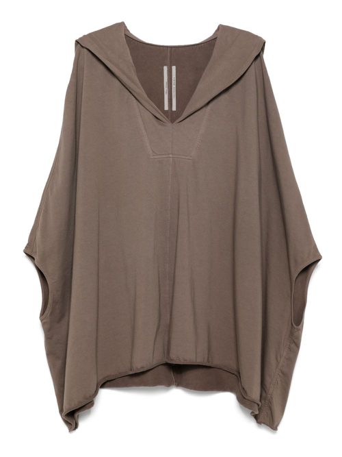 Rick Owens knitted hoodie - Brown