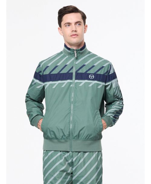 Men's men Quadretto Track Jacket - Duck green