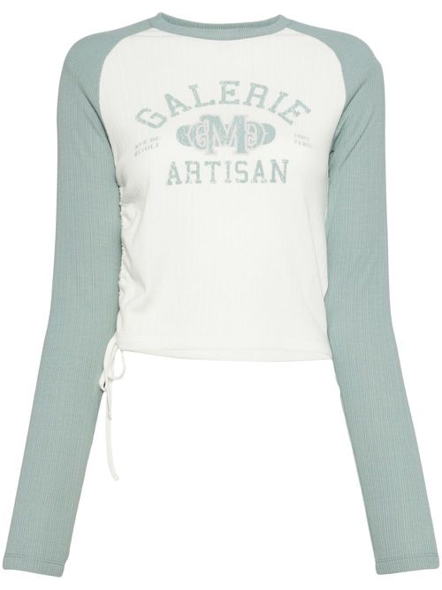 Logo long sleeve T-shirt - White