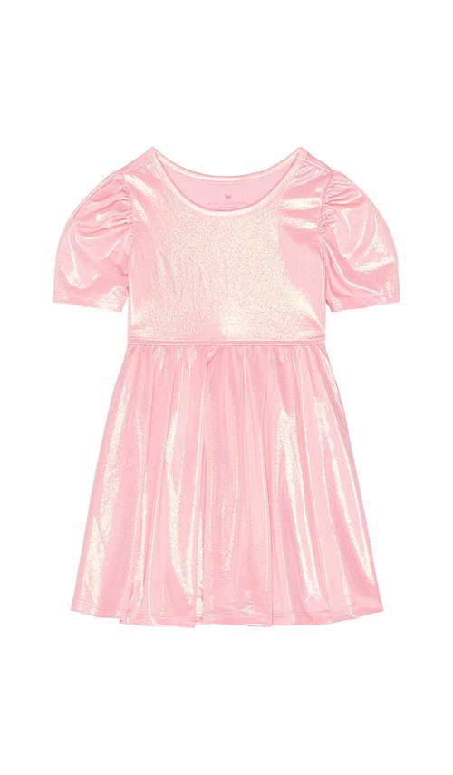 Pink Chicken Girls Lame Laurie Dress in Pink. - 2 also