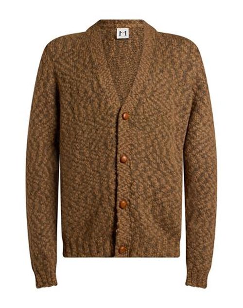 Man Cardigan Camel Size XL Polyamide, Acrylic, Alpaca wool, Wool