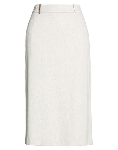 Woman Midi skirt Light grey Size 4 Cashmere