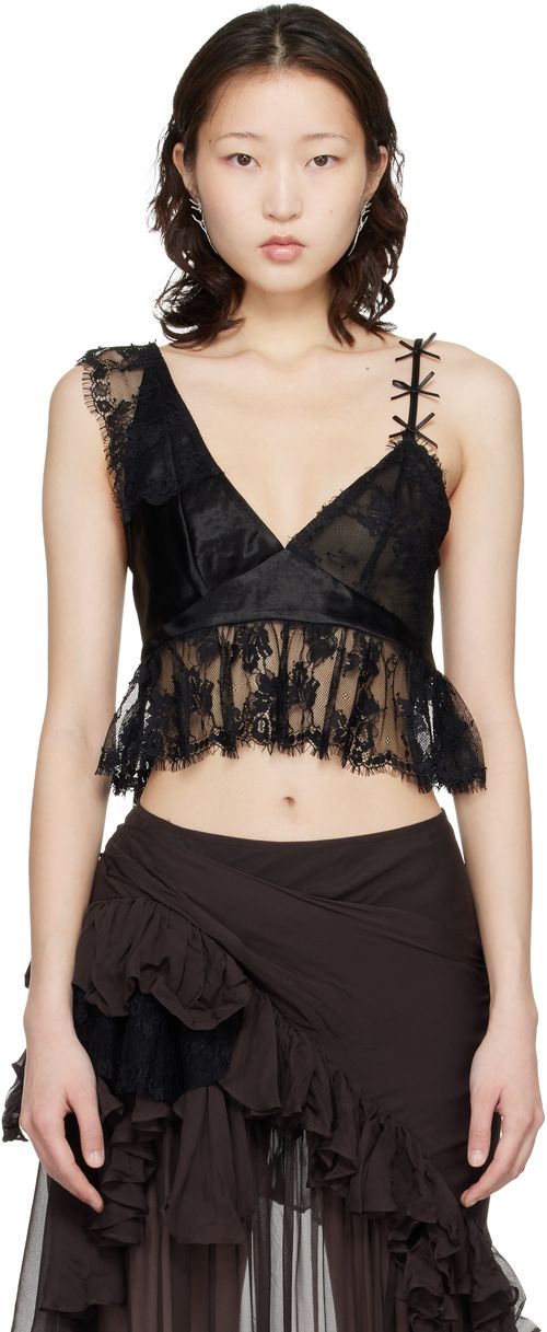 Black Dahlia Tank Top
