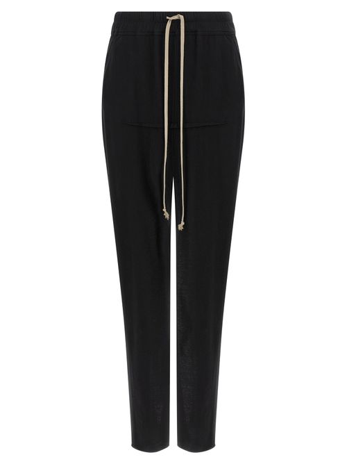 Pull On Sliced Pillar Joggers — Black