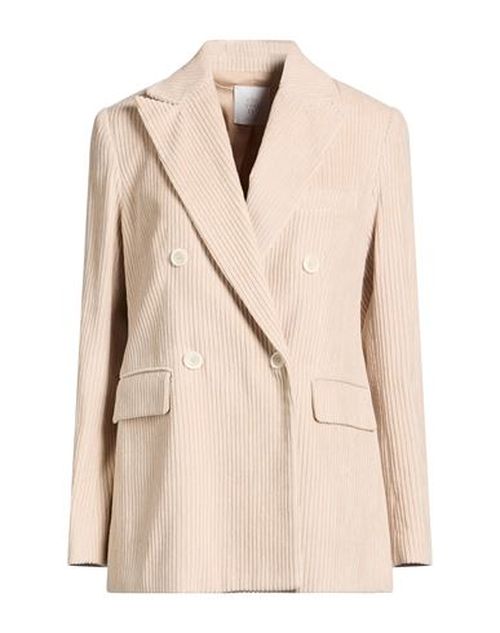 Woman Blazer Beige Size 0 Cotton