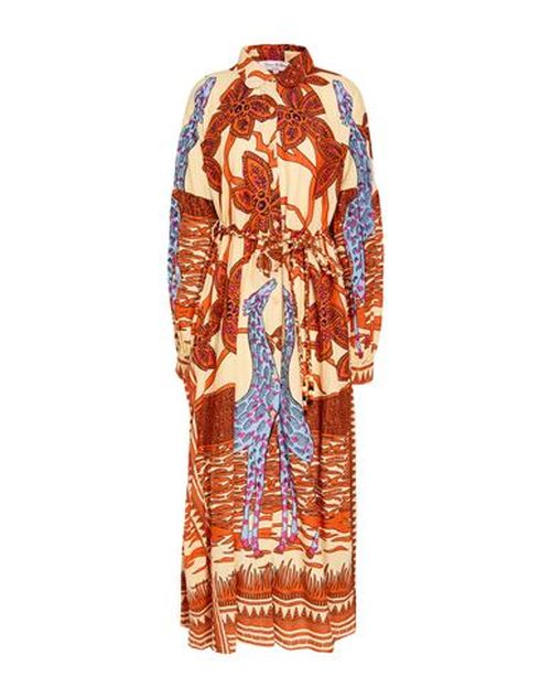 Woman Maxi dress Beige Size M Cotton