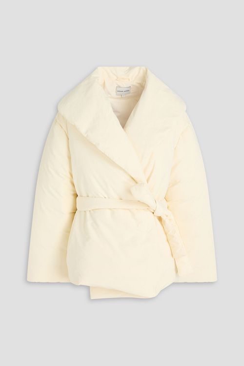 Cleon double-breasted shell jacket - White - L