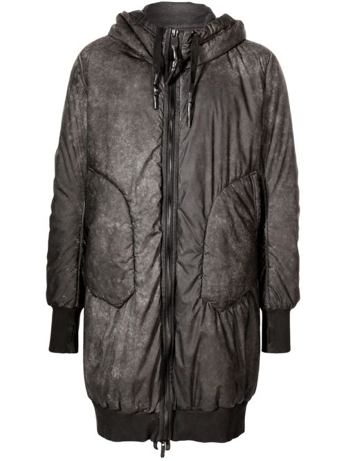 Hooded reflective parka - Grey