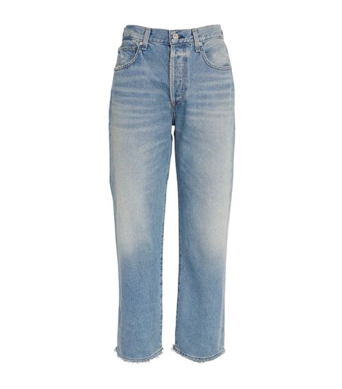 Cropped Emery High-Rise Straight Jeans