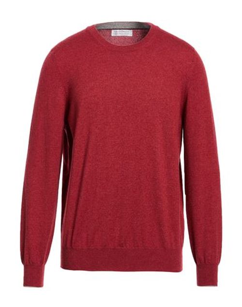 Man Sweater Brick Size 40 Cashmere