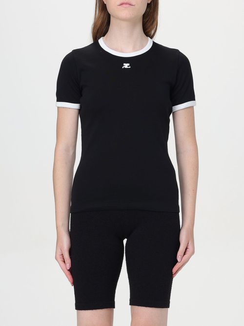 T-Shirt COURRÈGES Woman color Black