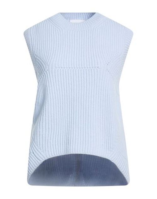 Collezione N_01 Woman Sweater Sky blue Size S Merino Wool, Cashmere