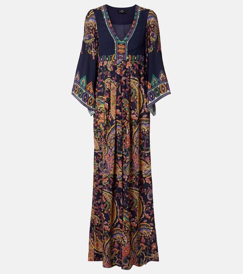 Paisley maxi dress