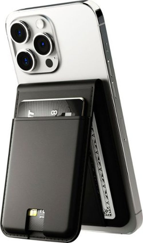 EZMO MagSafe Wallet & Phone Stand - Black