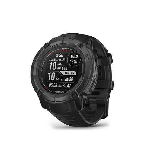 Instinct 2X Solar Tactical Edition Smartwatch 50 mm Fiber-reinforced Polymer - Black
