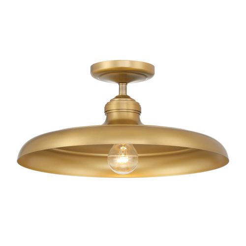 Legacy Brass Semi Flush Mount from the Crowne Collection