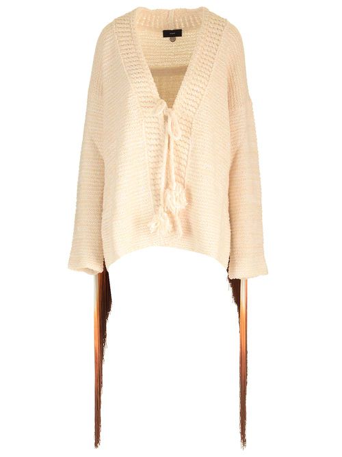 Back Long Fringes Cardigan