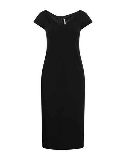 Woman Midi dress Black Size 4 Polyester, Elastane