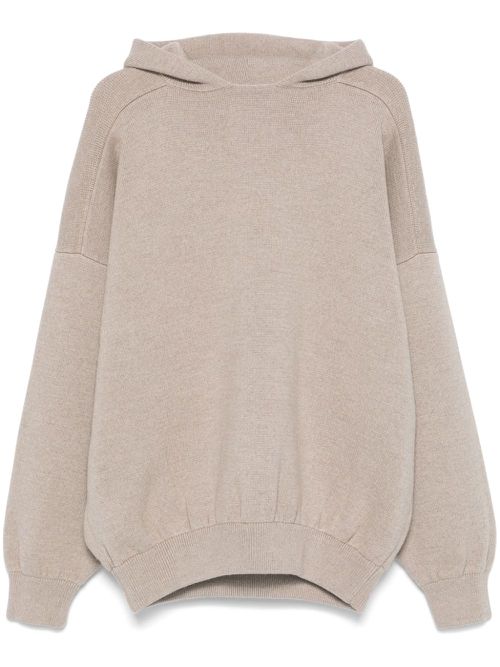 - Boucle Knit Hoodie