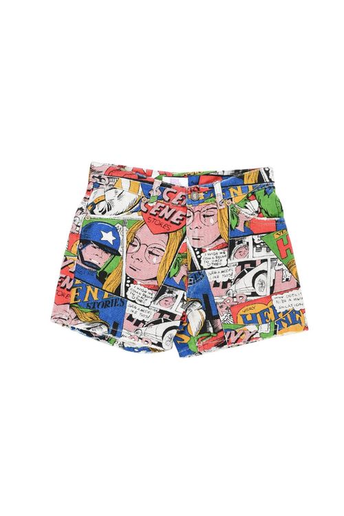 Multicolor Printed Shorts