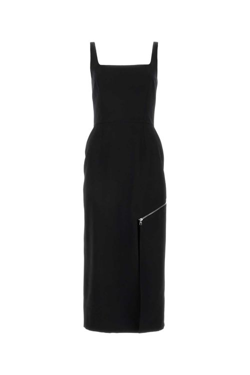 Wool Dress — Black