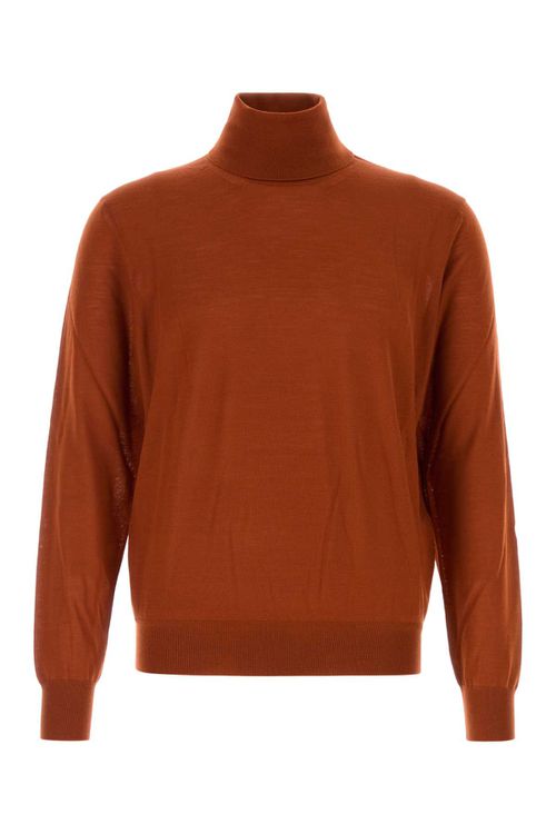 Orange Wool Sweater