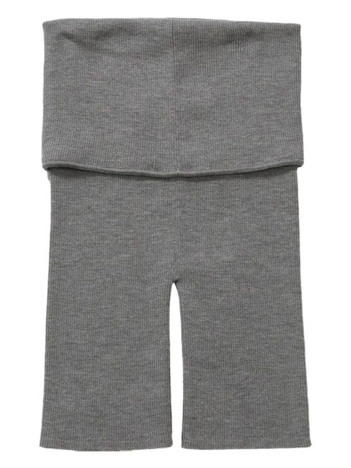 ALAINPAUL high-waisted biker shorts - Grey
