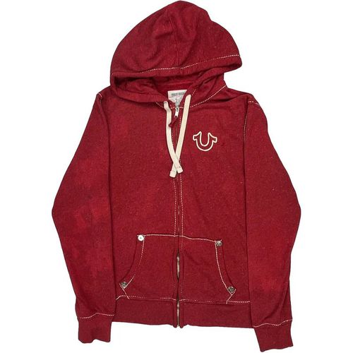 True Religion Hoodie - Medium Red Cotton