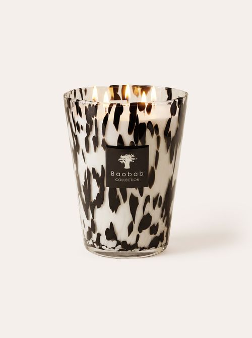Scented Candle Pearls Black Grande -