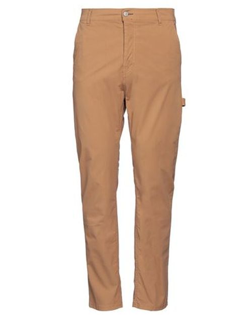 Man Pants Camel Size 32 Cotton, Elastane