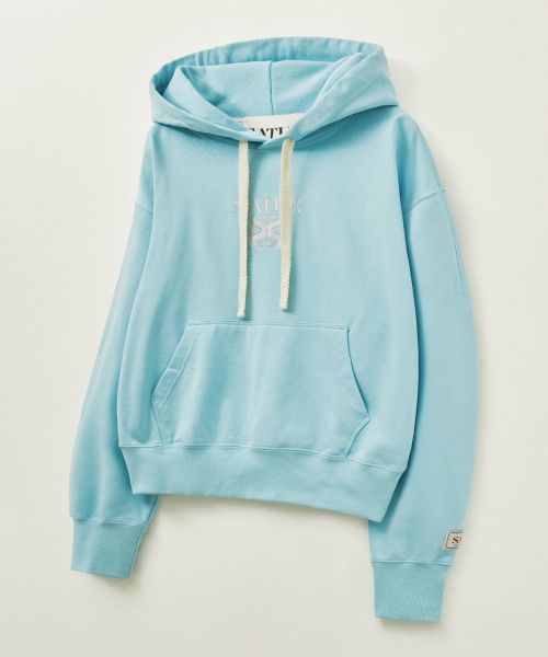 Apero Pocket Hooded T-Shirt Sky Blue 