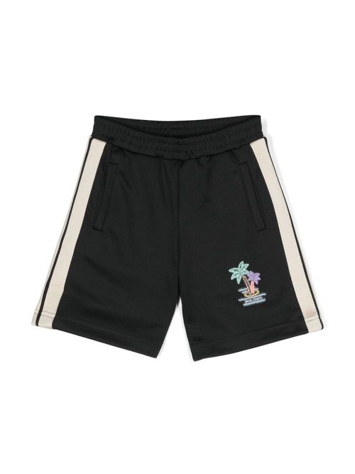 Neon Palms jersey shorts - Black