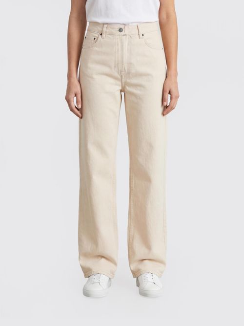 Jeans Woman color Ecru