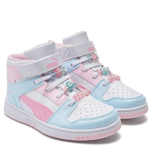 Kids' Rebound Layup High Top Sneaker Little Kid Shoes (Pink/Blue)
