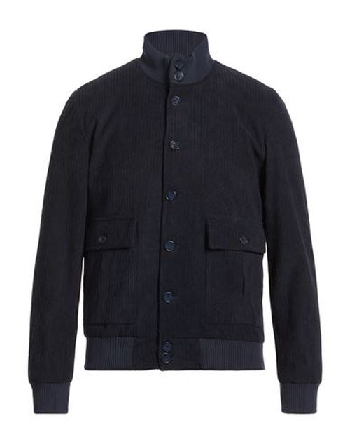 Man Jacket Midnight blue Size 36 Polyester, Cotton