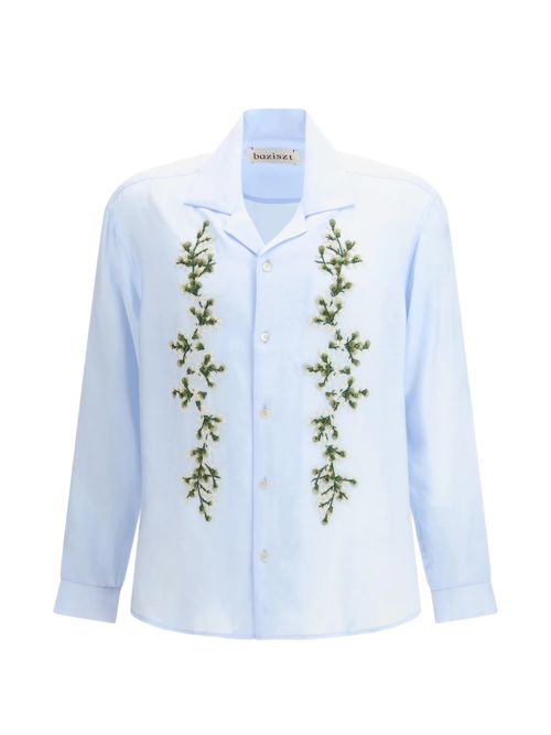 Floral Embroidered Camp Collar Shirt - SS26