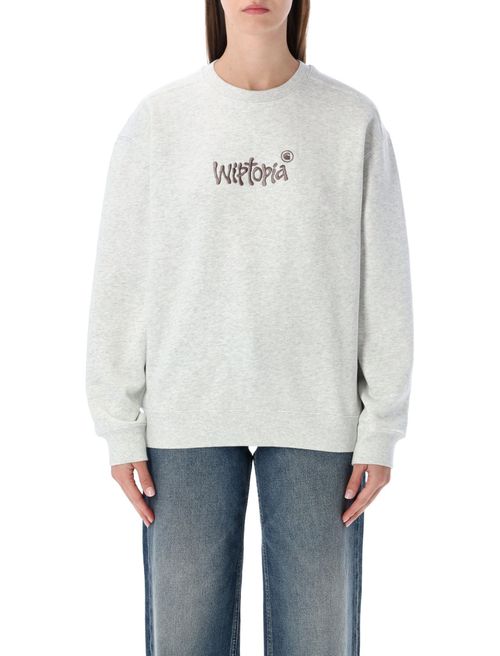 Light Grey Crew Neck Logo Sweatshirt