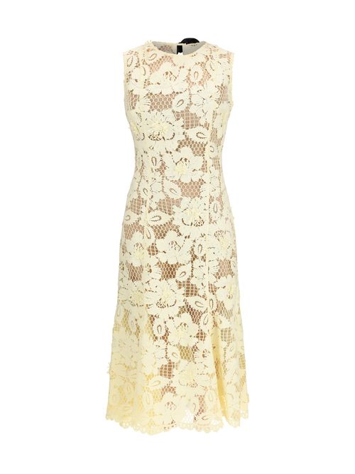 Crochet Lace Dress — Yellow