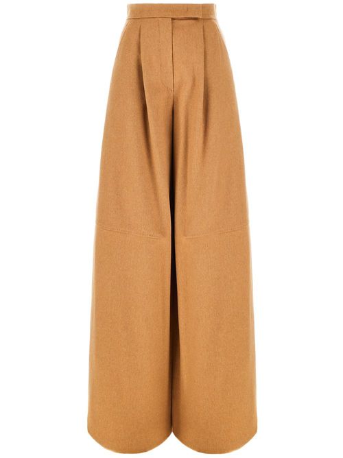 Camel wool trousers - Neutrals